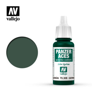 Vallejo 17ml Bottle Green Tail Light Panzer Aces - 70308