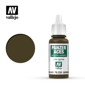 Vallejo 17ml Bottle German Tankcrew II (Field Brown) Panzer Aces - VJ70335