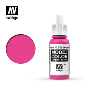 Vallejo 208:MC 735-17ML. MAGENTA FLUORESCENT - 70735