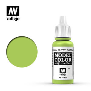 Vallejo 17ml Bottle Fluorescent Green Model Color - 70737