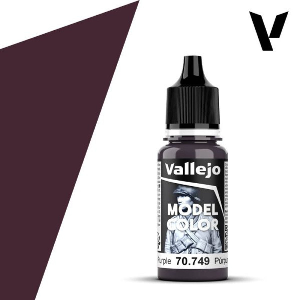 Vallejo 18ml Bottle Dark Purple Model Color - 70749