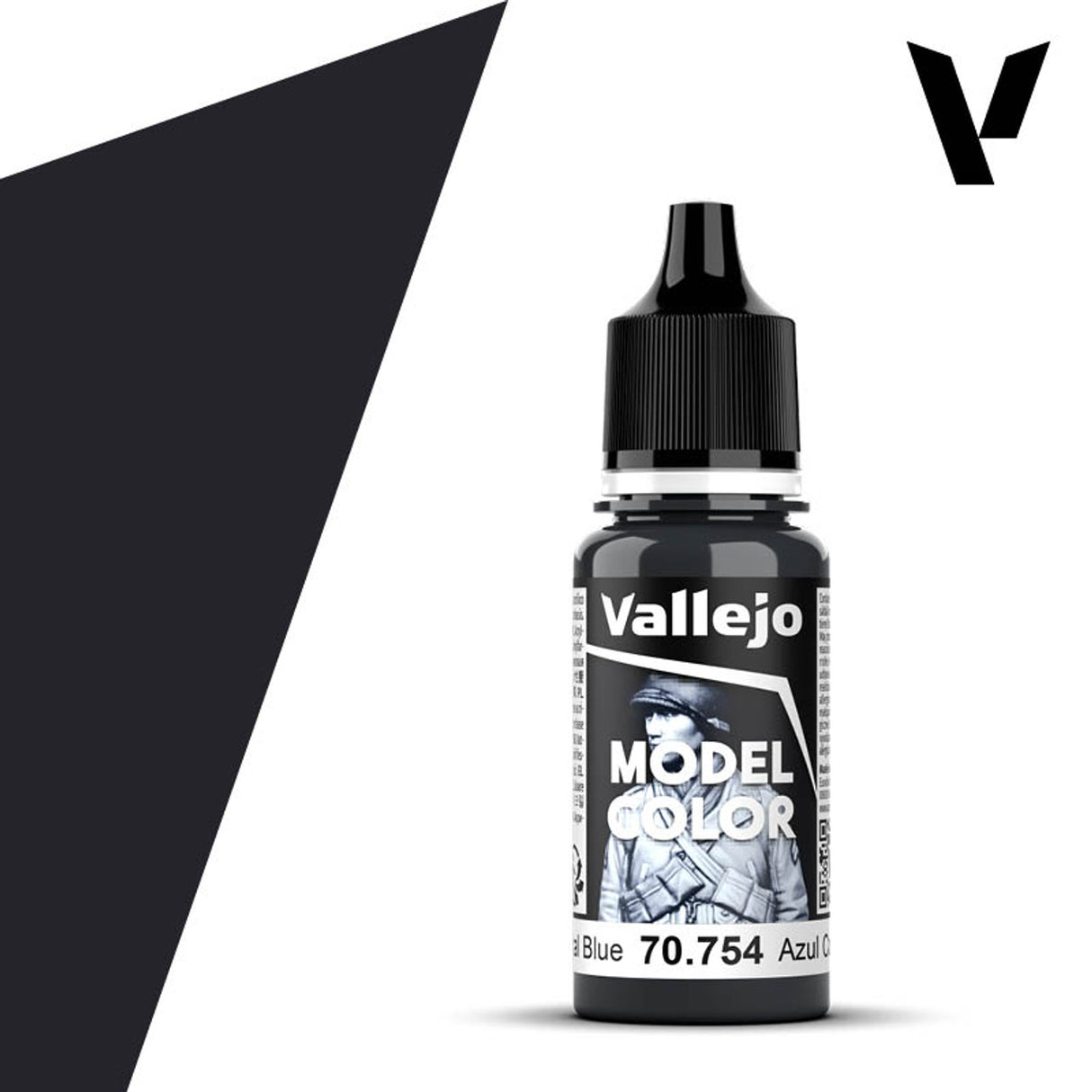 Vallejo 18ml Bottle Continental Blue Model Color - 70754