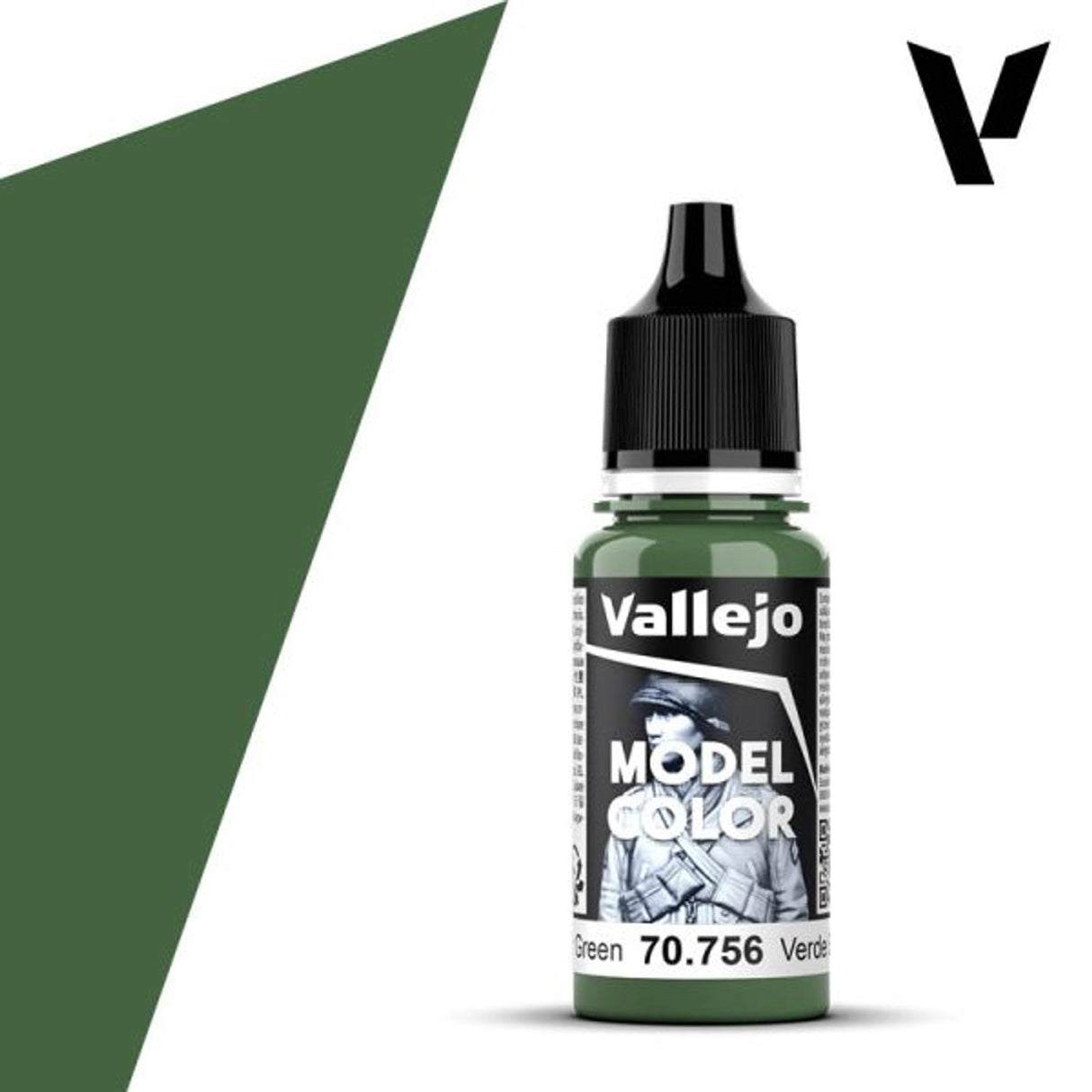 Vallejo 18ml Bottle Splinter Green Model Color - 70756