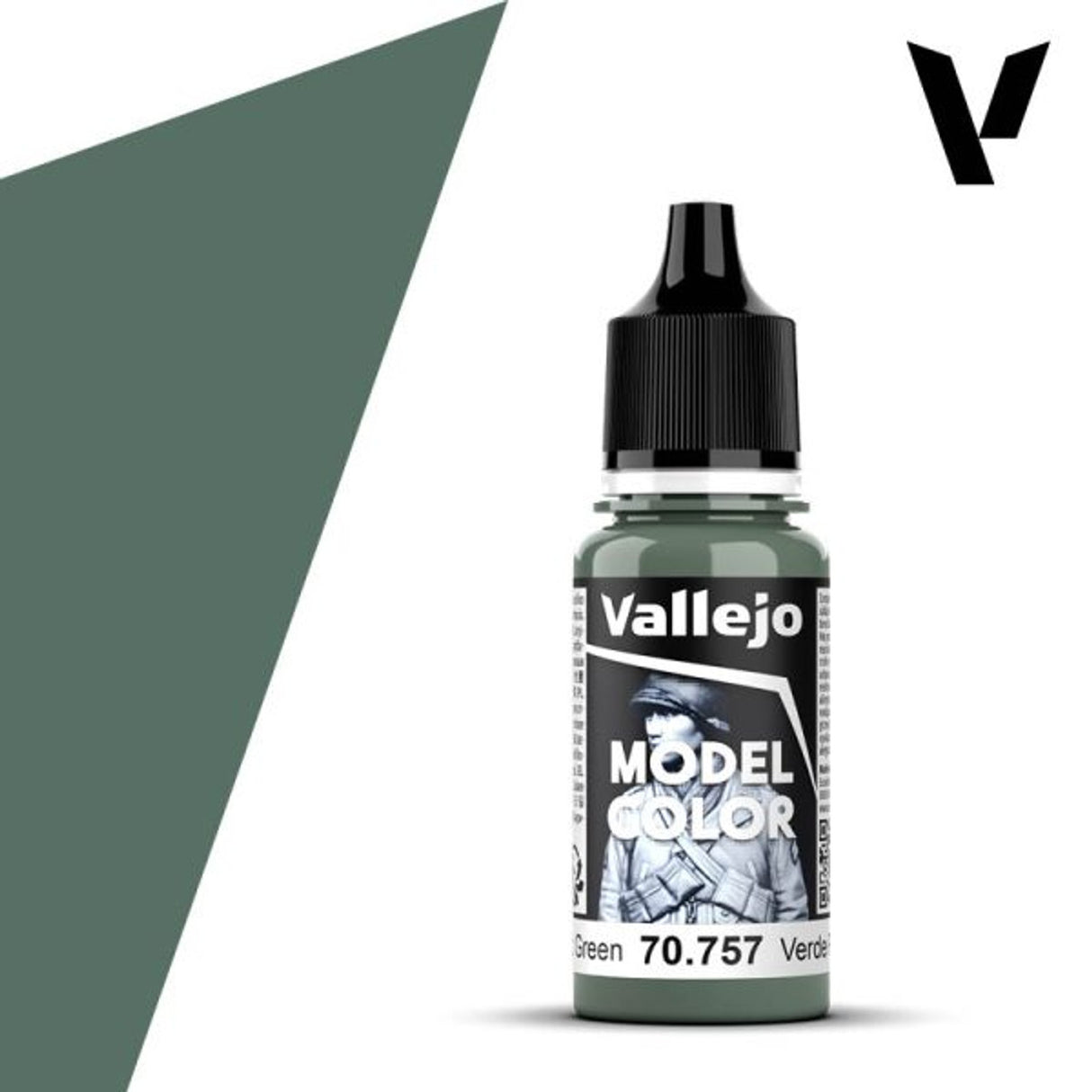 Vallejo 18ml Bottle Pacific Green Model Color - 70757