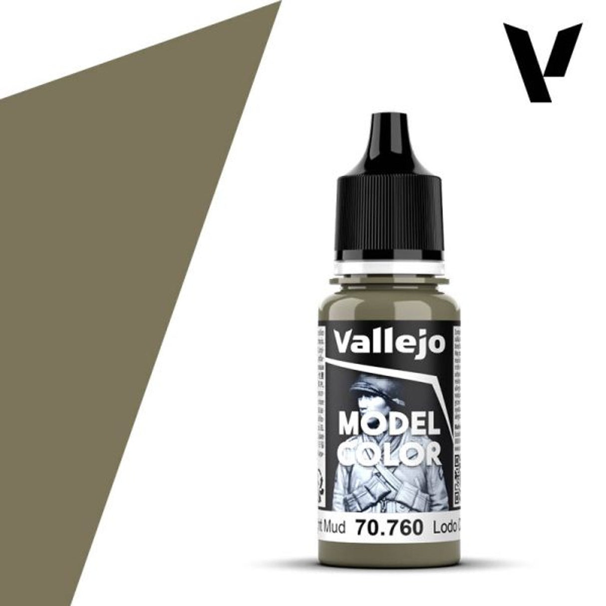 Vallejo 18ml Bottle Light Mud Model Color - 70760