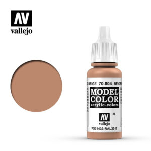 Vallejo 036:MC 804-17ML. RED BEIGE - 70804