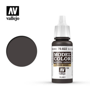 Vallejo 150:MC 822-17ML. SS CAMOUFLAGE BLACK - 70822