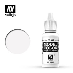 Vallejo 003:MC 842-17ML. GLOSSY WHITE - 70842