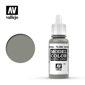 Vallejo 17ml Bottle Natural Steel Model Color - 70864