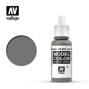Vallejo 177:MC 865-17ML. OILY STEEL - 70865