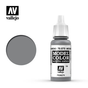 Vallejo 158:MC 870-17ML. MEDIUM SEA GREY - 70870