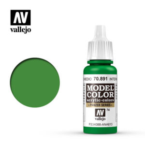 Vallejo 074:MC 891-17ML.INTERMEDIATE GREEN - 70891
