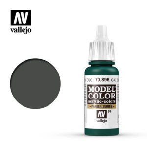 Vallejo 099:MC 896-17ML. CAMOUFL.EXTRA DARK GREEN - 70896