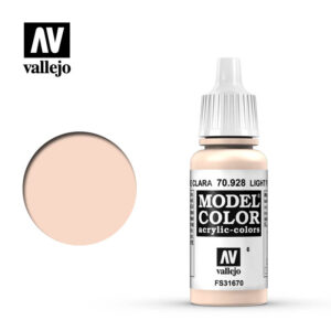 Vallejo 17ml Bottle Light Flesh Model Color - 70928