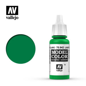 Vallejo 075:MC 942-17ML. LIGHT GREEN - 70942