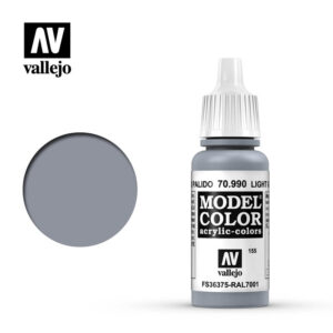 Vallejo 17ml Bottle Light Grey Model Color - 70990