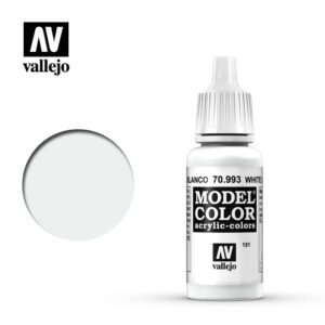Vallejo 17ml Bottle White Grey Model Color - 70993