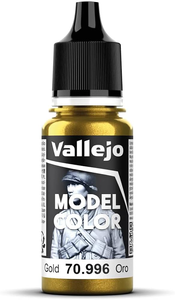 Vallejo 17ml Bottle Gold Model Color - 70996