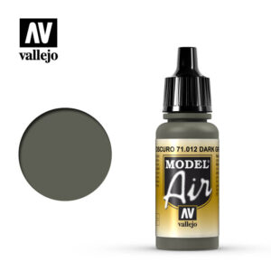 Vallejo 17ml Bottle Dark Green Model Air - 71012