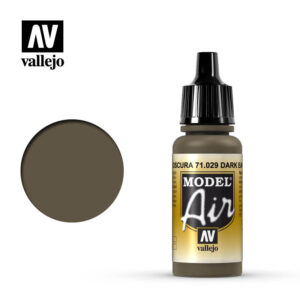Vallejo 17ml Bottle Dark Earth Model Air - 71029