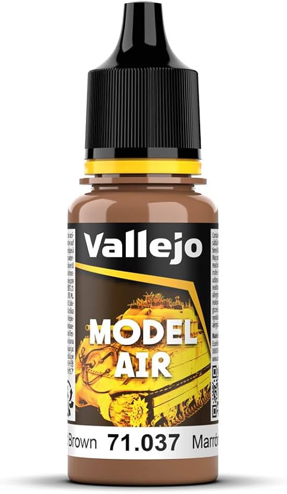 Vallejo 17ml Bottle Mud Brown Model Air - 71037