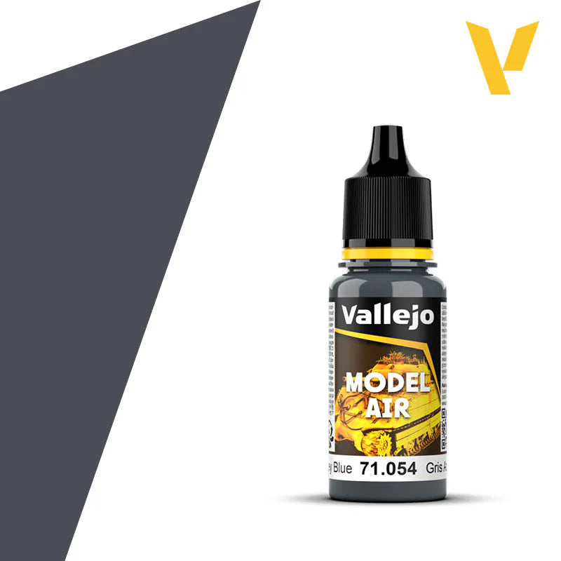 Vallejo 17ml Bottle Dark Grey Blue Model Air - 71054
