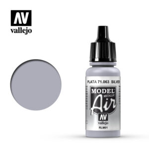 Vallejo 17ml Bottle Silver RLM01 Model Air - 71063