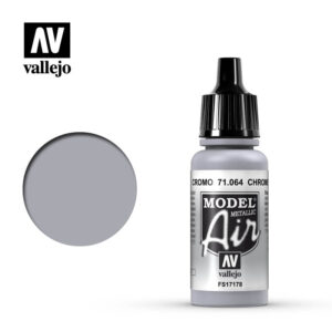 Vallejo 17ml Bottle Metallic Chrome Model Air - 71064