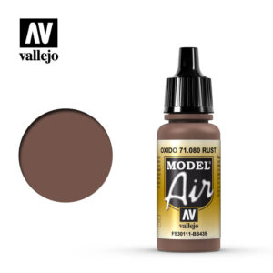 Vallejo 17ml Bottle Rust Model Air - 71080