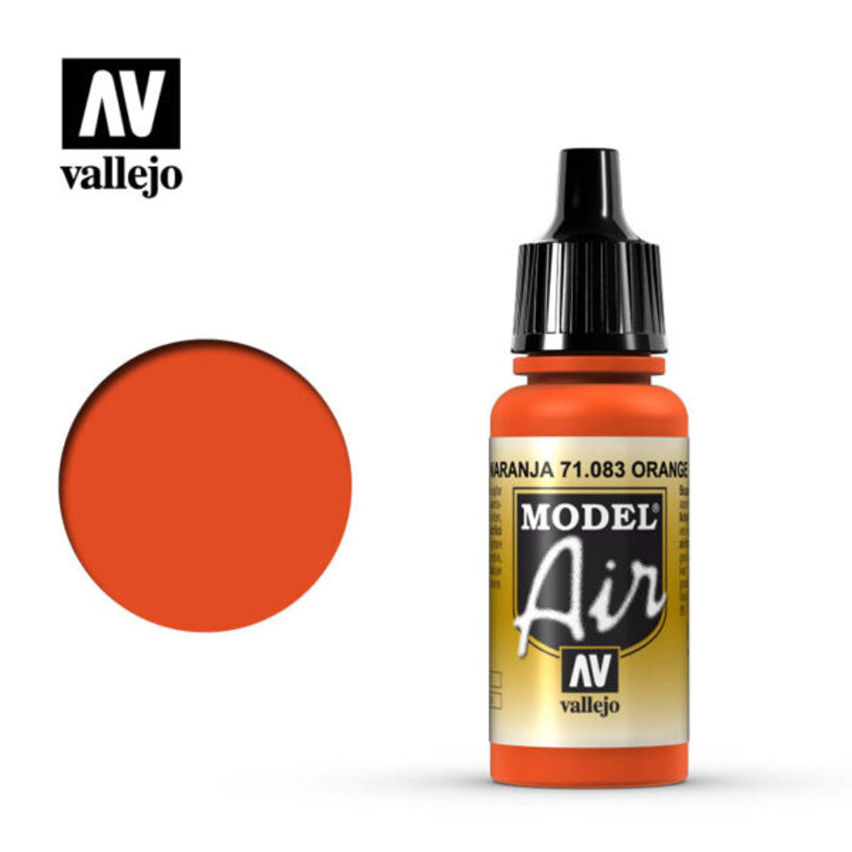 Vallejo 17ml Bottle Orange Model Air - 71083