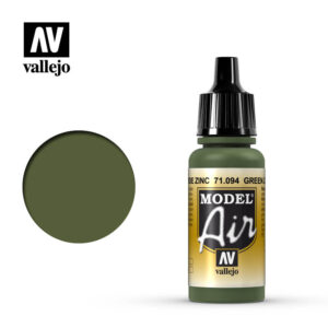 Vallejo 17ml Bottle Green Zinc Chromate Model Air - 71094