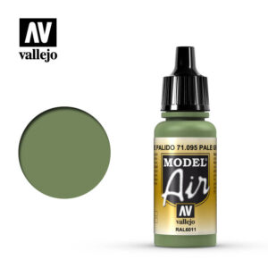Vallejo 17ml Bottle Pale Green Model Air - 71095