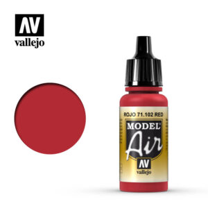 Vallejo 71102 17ml Bottle Red Model Air - 71102