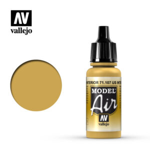 Vallejo 17ml Bottle US Interior Yellow Model Air - 71107