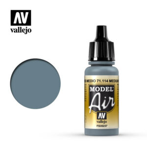 Vallejo 17ml Bottle Medium Grey Model Air - 71114