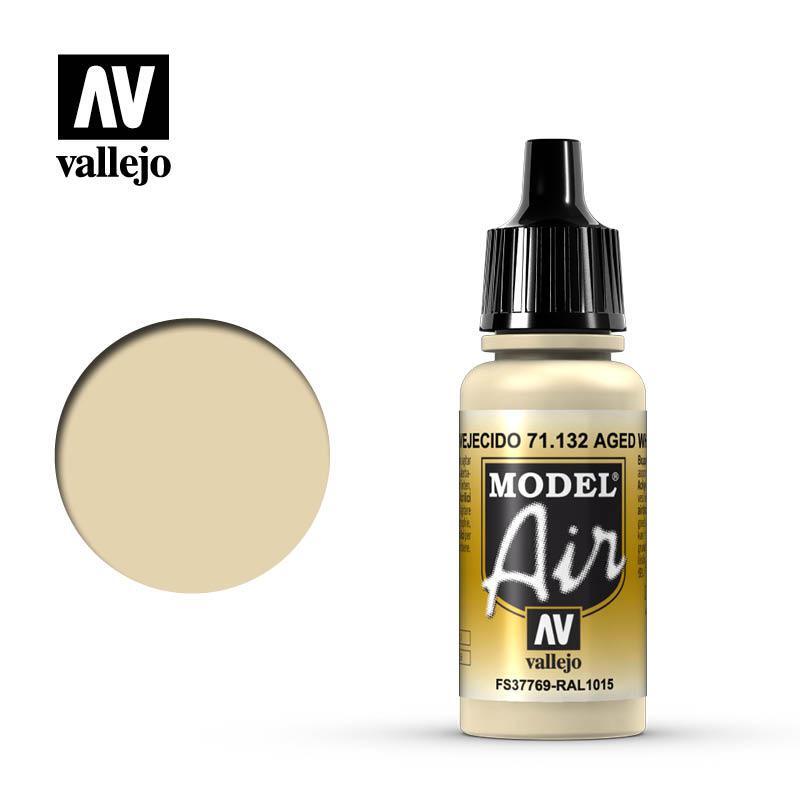 Vallejo 17ml Bottle Aged White Model Air - 71132