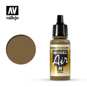 Vallejo 17ml Bottle Dirt Model Air - 71133