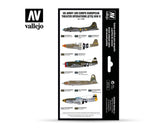 Vallejo 17ml Bottle US Army Air Corps European Theater Operations (ETO) WWII Model Air Paint Set (8 Colors) - 71182