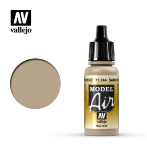 Vallejo 17ml Bottle Sand Beige Model Air - 71244