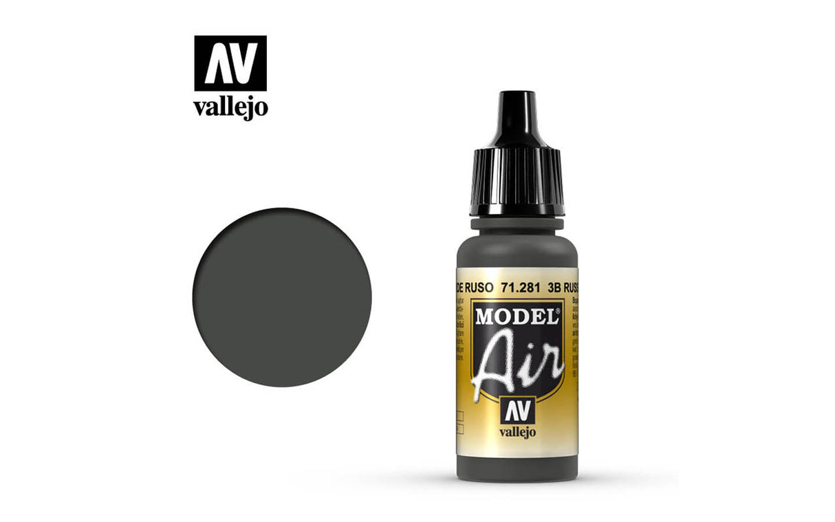 Vallejo 17ml Bottle 3B Russian Green Model Air - 71281