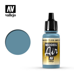 Vallejo 17ml Bottle AMT7 Greyish Blue Model Air - 71318