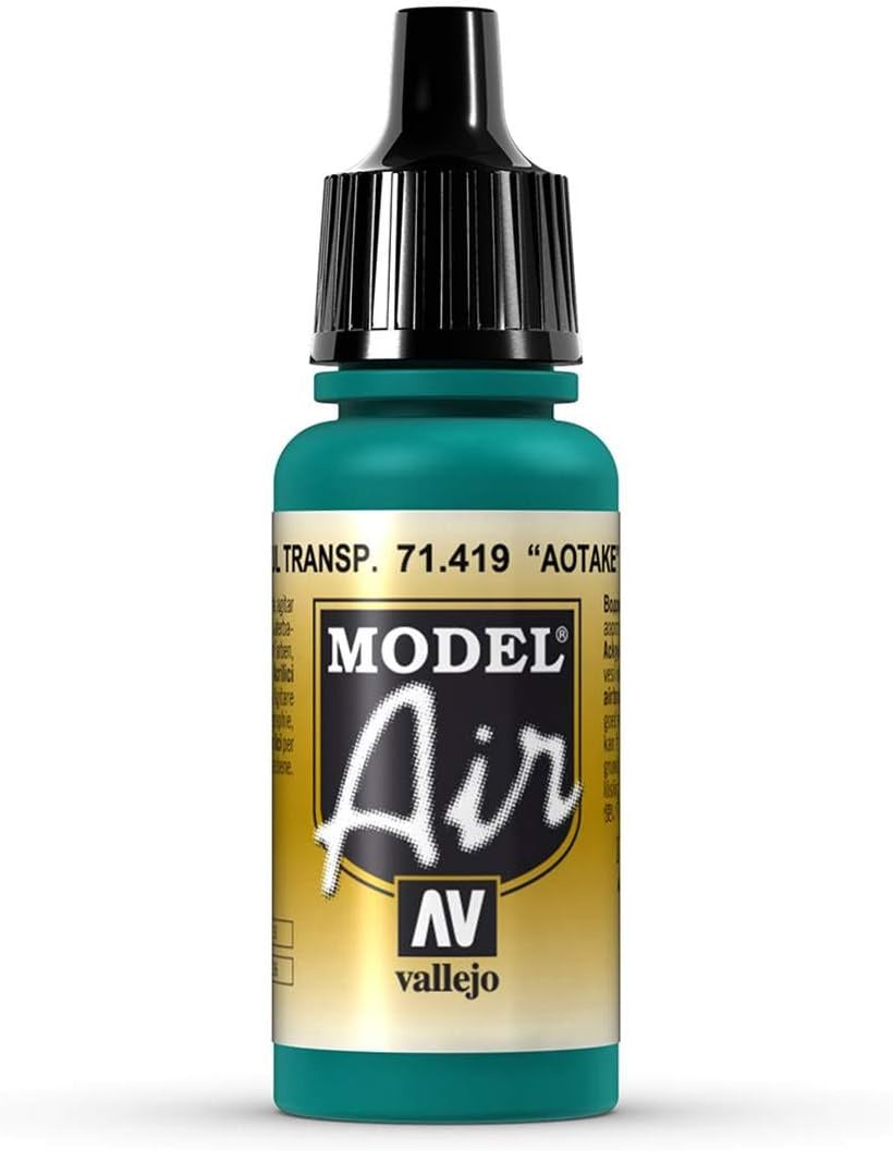 Vallejo 71419 Model Air 17ml - "Aotake" Azul Translucent Blue