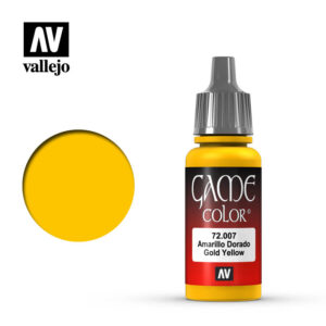 Vallejo 18ml Bottle Gold Yellow Game Color - 72007