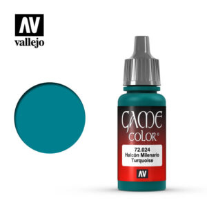 Vallejo 18ml Bottle Turquoise Game Color - 72024