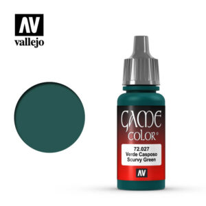 Vallejo 18ml Bottle Scurvy Green Game Color - 72027