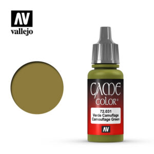 Vallejo 18ml Bottle Camouflage Green Game Color - 72031