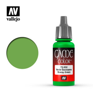Vallejo 18ml Bottle Scorpy Green Game Color - 72032