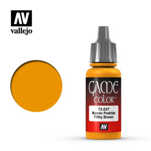 Vallejo 17ml Bottle Filthy Brown Game Color - 72037