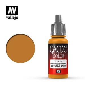 Vallejo 18ml Bottle Scrofulous Brown Game Color - 72038