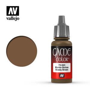 Vallejo 18ml Bottle Beasty Brown Game Color - 72043